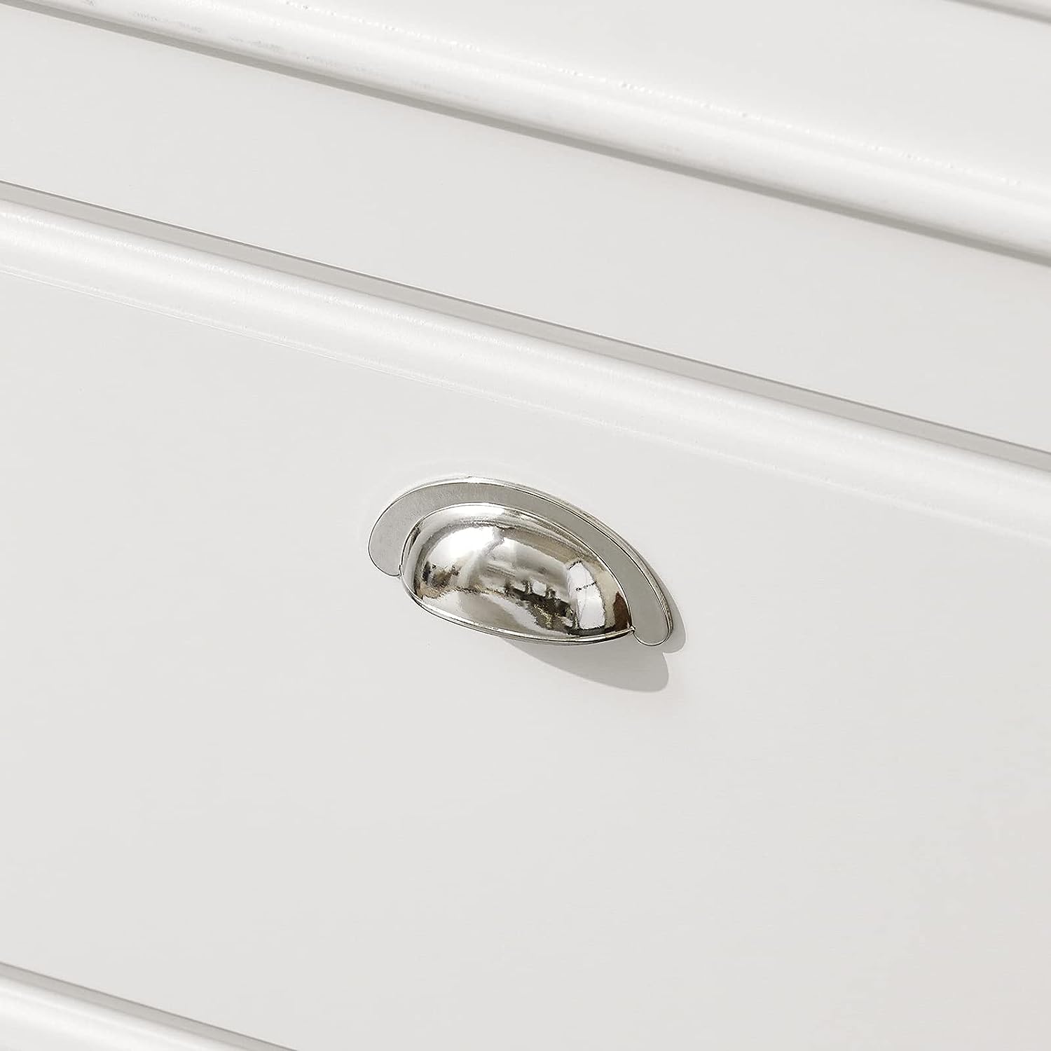 Premium White Tilt Out Shoe Cabinet with Cushion Seat Shoe Rack 60cm