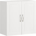 Versatile White Wall Cabinet with Adjustable Shelf - SuperSaverAU - view 1