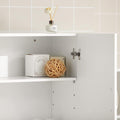 Versatile White Wall Cabinet with Adjustable Shelf - SuperSaverAU - view 5
