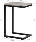 Premium Sofa Side Table Industrial Coffee End Table 40x30x60cm