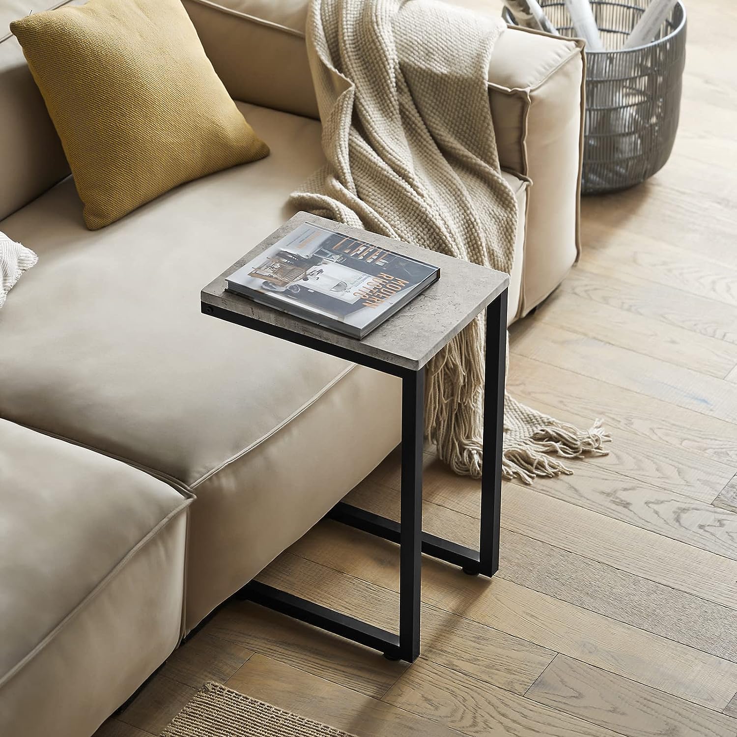 Premium Sofa Side Table Industrial Coffee End Table 40x30x60cm