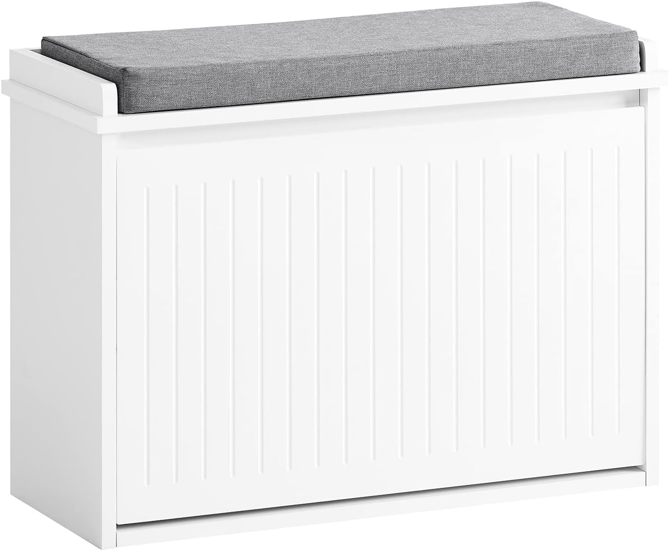 Modern Hallway Shoe Bench with Cushion and Storage - SuperSaverAU - view 1