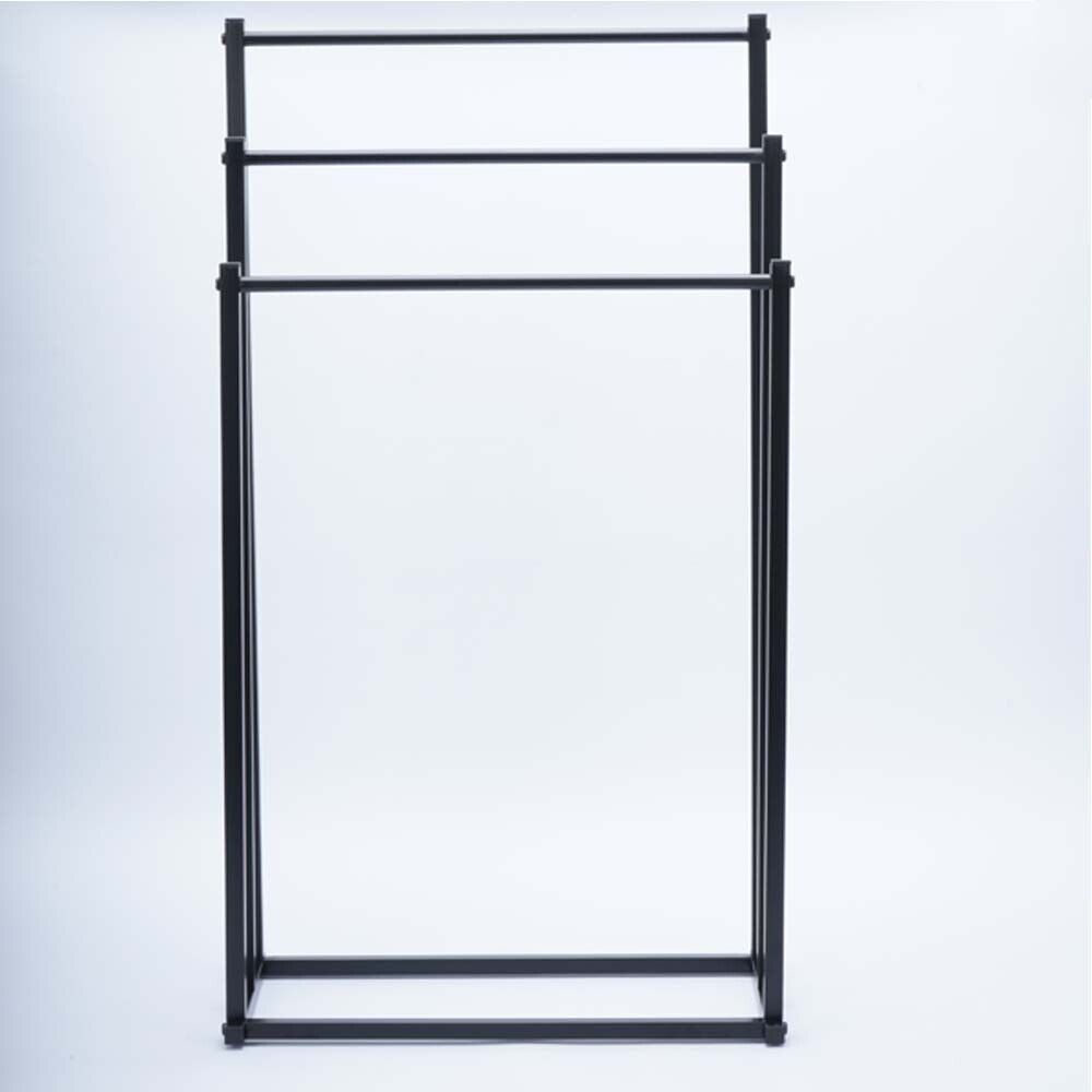 3 Tier Metal Towel Rack Freestanding Bathroom Organizer Rail, 30 x 30 x 20 cm, Durable Steel - SuperSaverAU - view 8