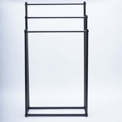3 Tier Metal Towel Rack Freestanding Bathroom Organizer Rail