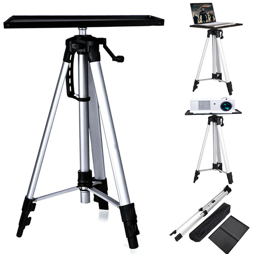 Adjustable Aluminium Laptop and Projector Tripod Stand 52-140cm