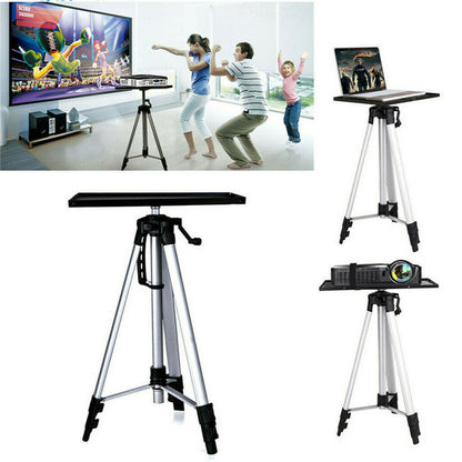 Adjustable Aluminium Laptop and Projector Tripod Stand 52-140cm