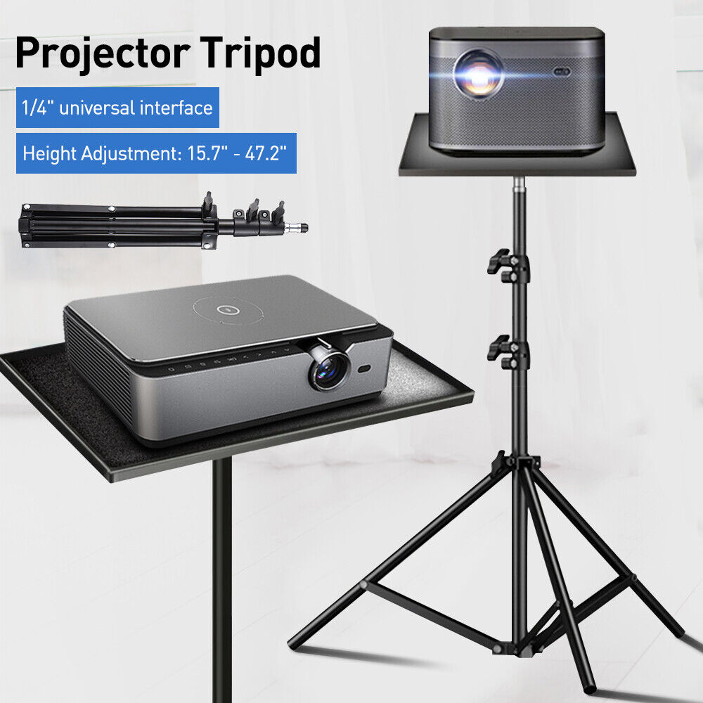 Premium Portable Adjustable Laptop Projector Tripod Stand with Tray