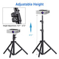 Premium Portable Adjustable Laptop Projector Tripod Stand with Tray