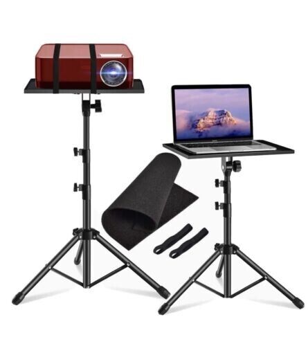 Adjustable Tripod Stand for Projector & Laptop, Height 22-55 inches