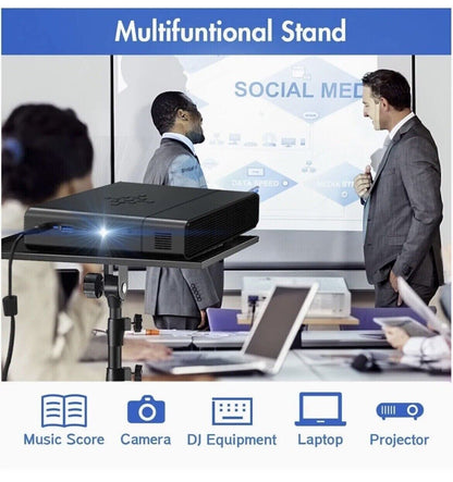 Adjustable Tripod Stand for Projector & Laptop, Height 22-55 inches