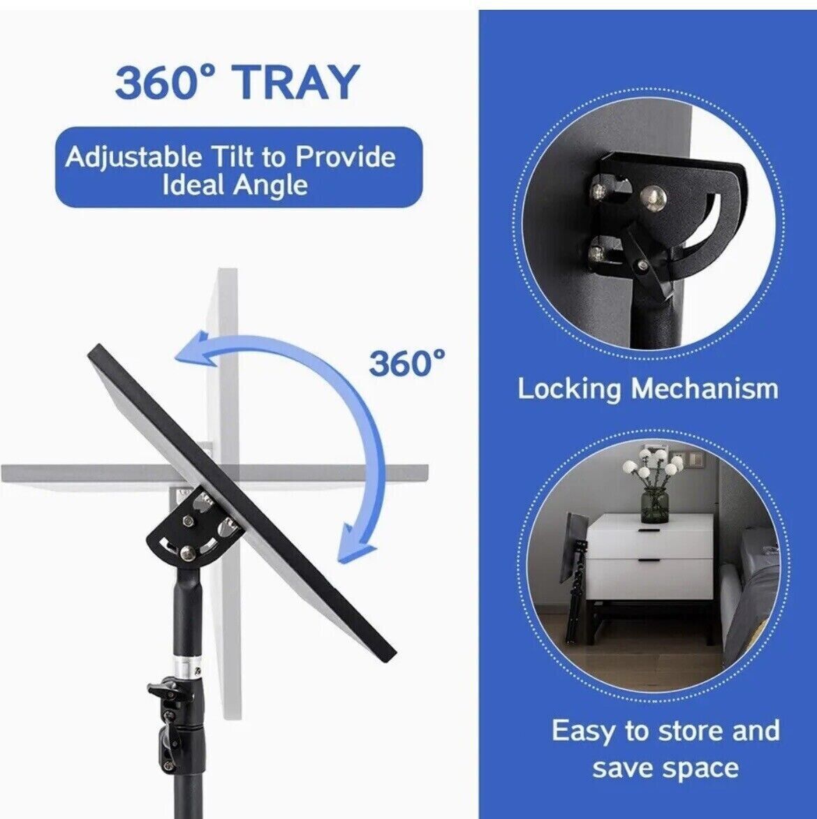 Adjustable Tripod Stand for Projector & Laptop, Height 22-55 inches - SuperSaverAU - view 3