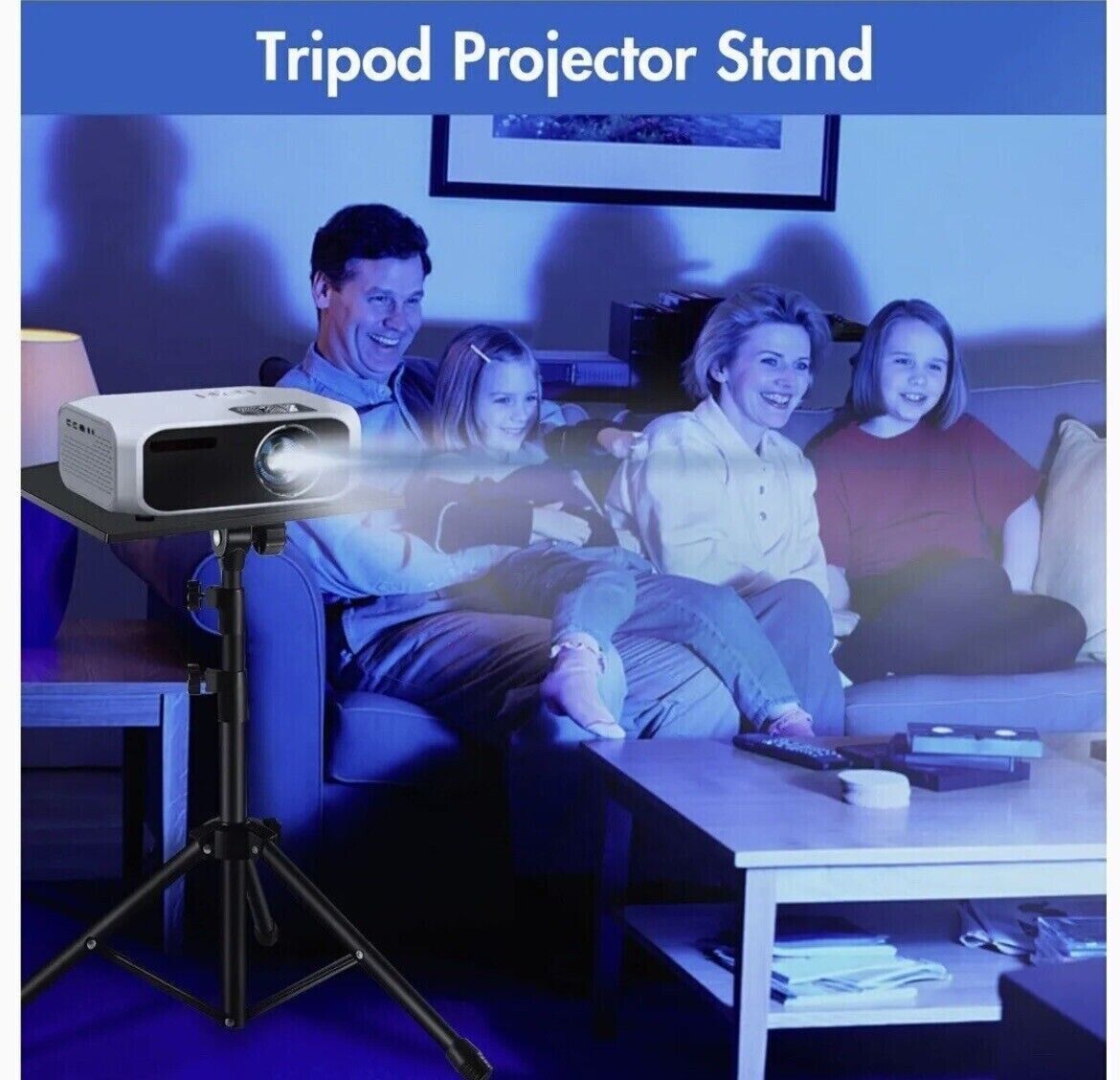 Adjustable Tripod Stand for Projector & Laptop, Height 22-55 inches - SuperSaverAU - view 5