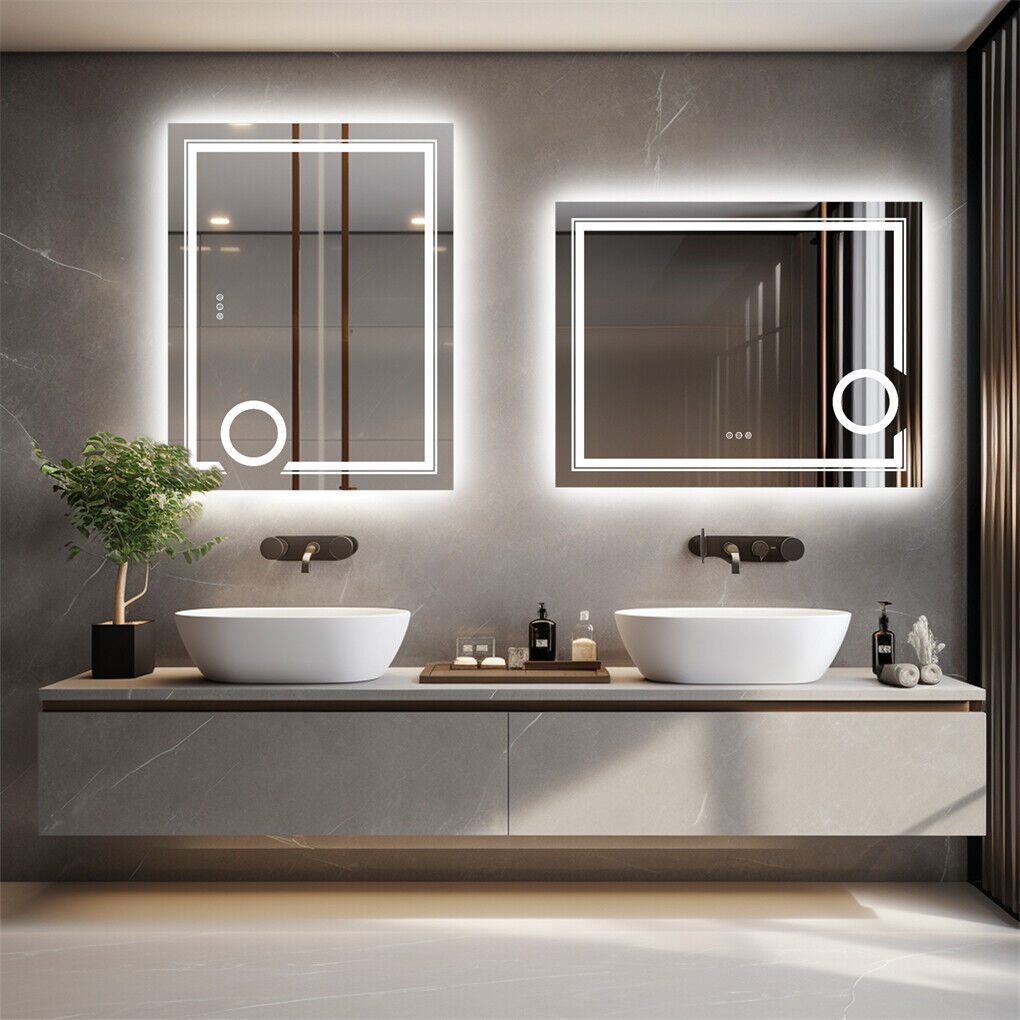 1200x600mm LED Bathroom Mirror with Anti-Fog and Shatterproof Glass - SuperSaverAU - view 10