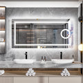 LED Bathroom Mirror 1400x700mm Anti-fog Illuminated with Dual Lighting - SuperSaverAU - view 4