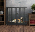 Heavy Duty Dog Cage Large XL XXL on Wheels, Durable Steel, Double Door Access - SuperSaverAU - view 1