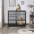 42 XL Heavy Duty Dog Cage Playpen Kennel w/ Wheels, Durable Steel, Dual Access Doors - SuperSaverAU - view 1