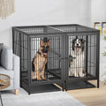 XXXL Heavy Duty Dog Cage on Wheels - Durable Steel, Easy Mobility, Secure Locking - SuperSaverAU - view 1