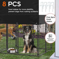 Luxury Outdoor Dog Kennel Pet Cage with Roof Cover 125x120x165cm, Weatherproof - SuperSaverAU - view 2
