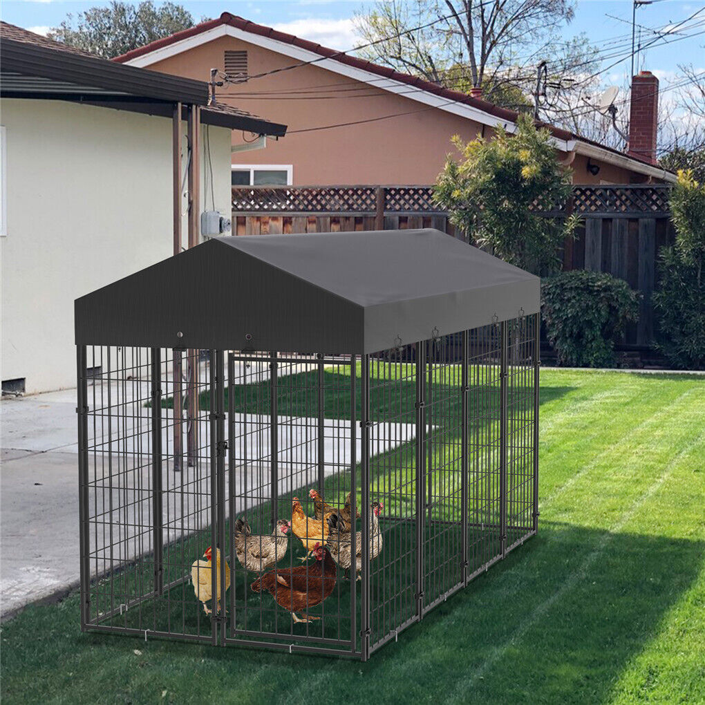 Large Outdoor Dog Kennel 250x120x165cm - Weather-Resistant, Secure, Versatile - SuperSaverAU - view 6
