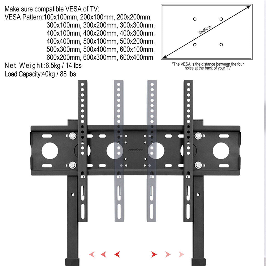 Swivel TV Stand Mount for 32-100 Inch LCD LED Screens