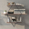 Vintage Rustic Wooden Floating Shelves - Decorative Storage - SuperSaverAU - view 3