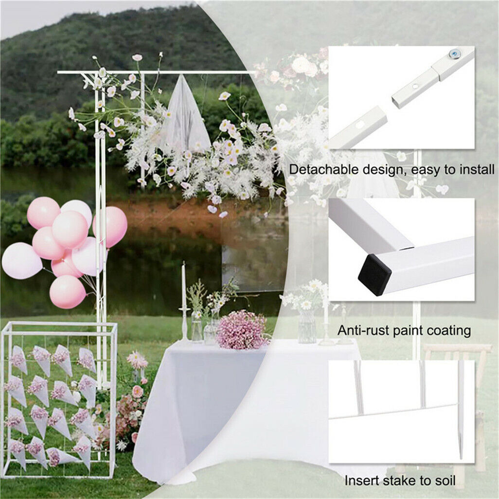 Stereoscopic Metal Garden Arch Arbor Trellis 30x30x20 cm, Durable & Elegant Design - SuperSaverAU - view 8