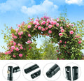 Premium Metal Garden Arch Trellis – Dark Green for Climbing Plants