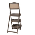 Vintage Wooden Chalkboard Easel with 3 Shelves - 38x50CM - SuperSaverAU - view 5