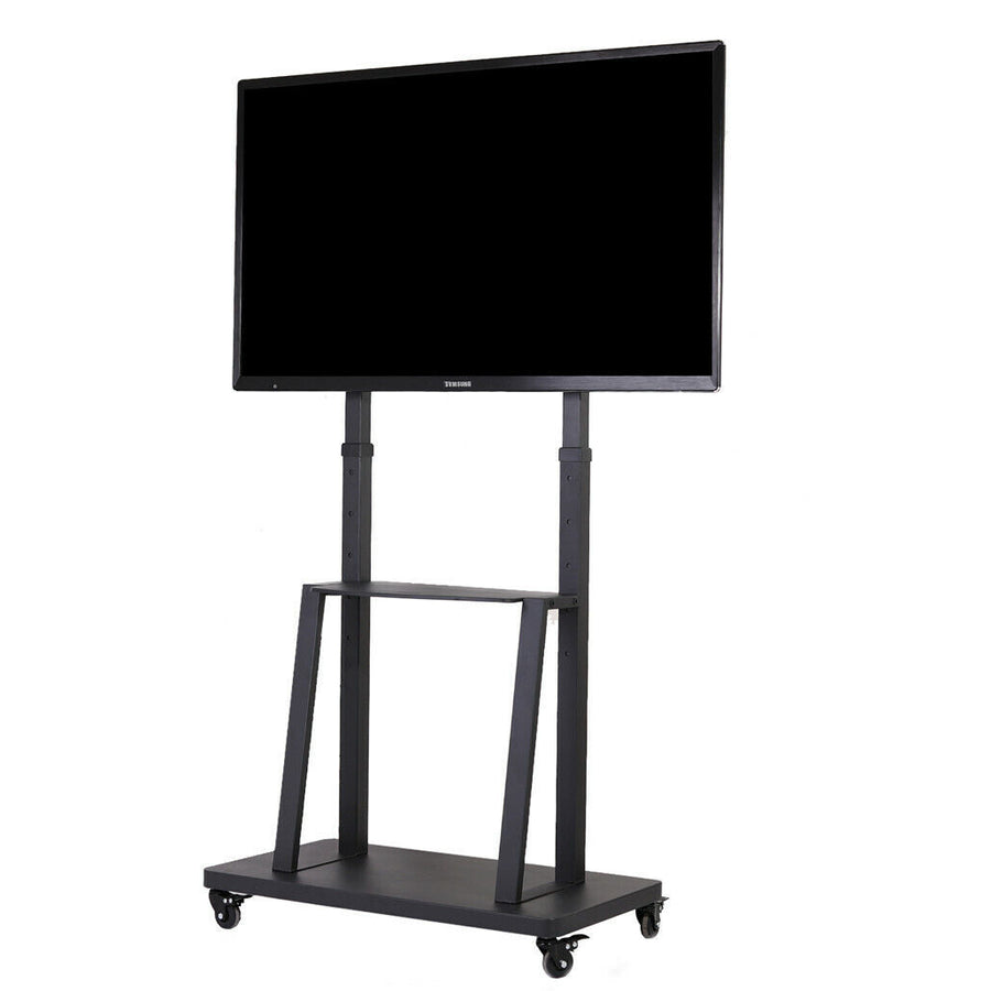 Adjustable Rolling TV Stand 32-80 Inches with 2-Tier Shelf - SuperSaverAU - view 1