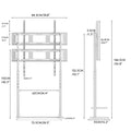 Universal Adjustable TV Stand Base for 32-100 inch TVs by Premium - SuperSaverAU - view 2