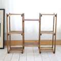 8-Tier Wooden Plant Stand, 30x30x20 cm, Durable Pine, Indoor/Outdoor Use - SuperSaverAU - view 6