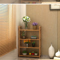 Bamboo 4-Tier Shelving Unit - Eco-Friendly Storage Solution - SuperSaverAU - view 3