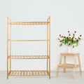 Bamboo 4-Tier Shelving Unit - Eco-Friendly Storage Solution - SuperSaverAU - view 6