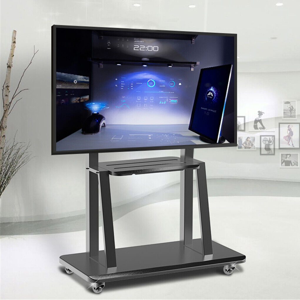 Heavy Duty TV Wall Mount 32-100 Inches with Shelf & Wheels - SuperSaverAU - view 1