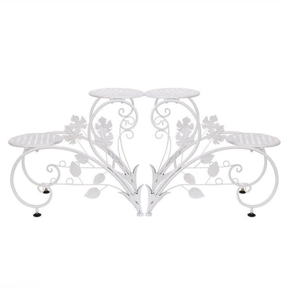 Set of 2 Plant Stand Wedding Garden Flower Shelf Rack