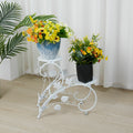 Set of 2 Plant Stand 30x30x20 cm, Durable Iron, Elegant Vintage Design - SuperSaverAU - view 5