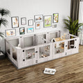 Dog Whelping Box 14 Panels 26-Inch Heavy Duty Puppy Pen with Pad - SuperSaverAU - view 1