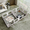 Dog Whelping Box 14 Panels 26-Inch Heavy Duty Puppy Pen with Pad - SuperSaverAU - view 5