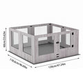 Dog Whelping Box 8 Panels 30x30x20 cm with Pad - Spacious & Durable Puppy Pen - SuperSaverAU - view 2