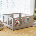 Dog Whelping Box 8 Panels 30x30x20 cm with Pad - Spacious & Durable Puppy Pen - SuperSaverAU - view 3