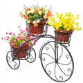 3-Tier Iron Bicycle Plant Stand - Tricycle Design, Durable - SuperSaverAU - view 2