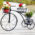 3-Tier Iron Bicycle Plant Stand - Tricycle Design, Durable - SuperSaverAU - view 3