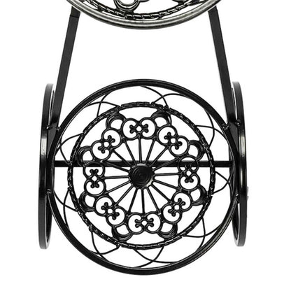 3-Tier Iron Bicycle Plant Stand - Tricycle Design, Durable