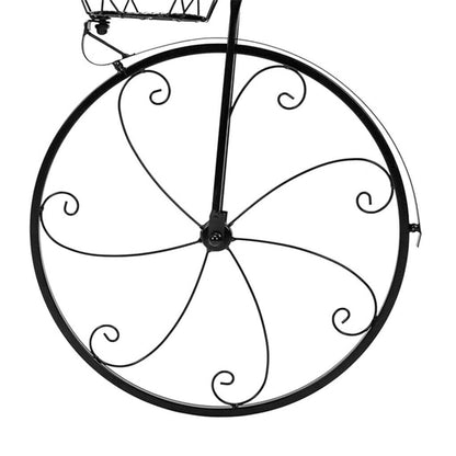 3-Tier Iron Bicycle Plant Stand - Tricycle Design, Durable