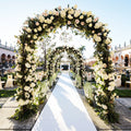 Metal Wedding Arch Garden Arbor Floral Stand 30x30x20 cm, Durable & Elegant - SuperSaverAU - view 2