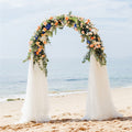 Metal Wedding Arch Garden Arbor Floral Stand 30x30x20 cm, Durable & Elegant - SuperSaverAU - view 4