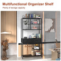 Rustic Accent Bookshelf 90CM Wide Plant Display Rack with Drawers & Shelving - SuperSaverAU - view 6