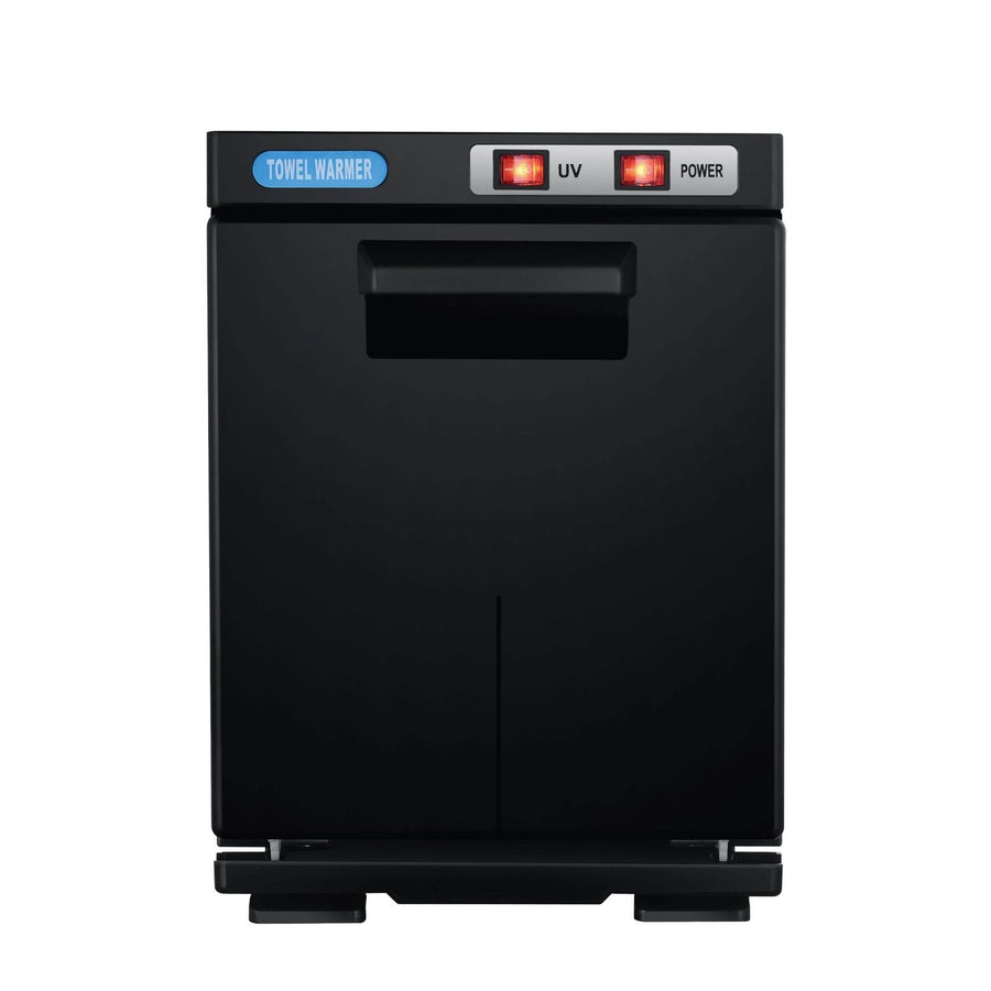 5L Mini UV Sterilizer Cabinet Electric Towel Warmer in Black - SuperSaverAU - view 1