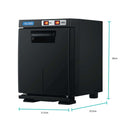 5L Mini UV Sterilizer Cabinet Electric Towel Warmer in Black - SuperSaverAU - view 3