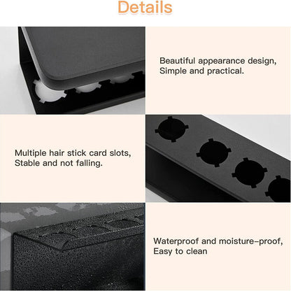 Black Space Aluminum Wall Mount Holder for Dyson Airwrap